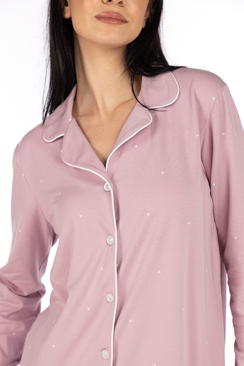 SF женски сет пижами 735126 CREAMY HART DD FW25 