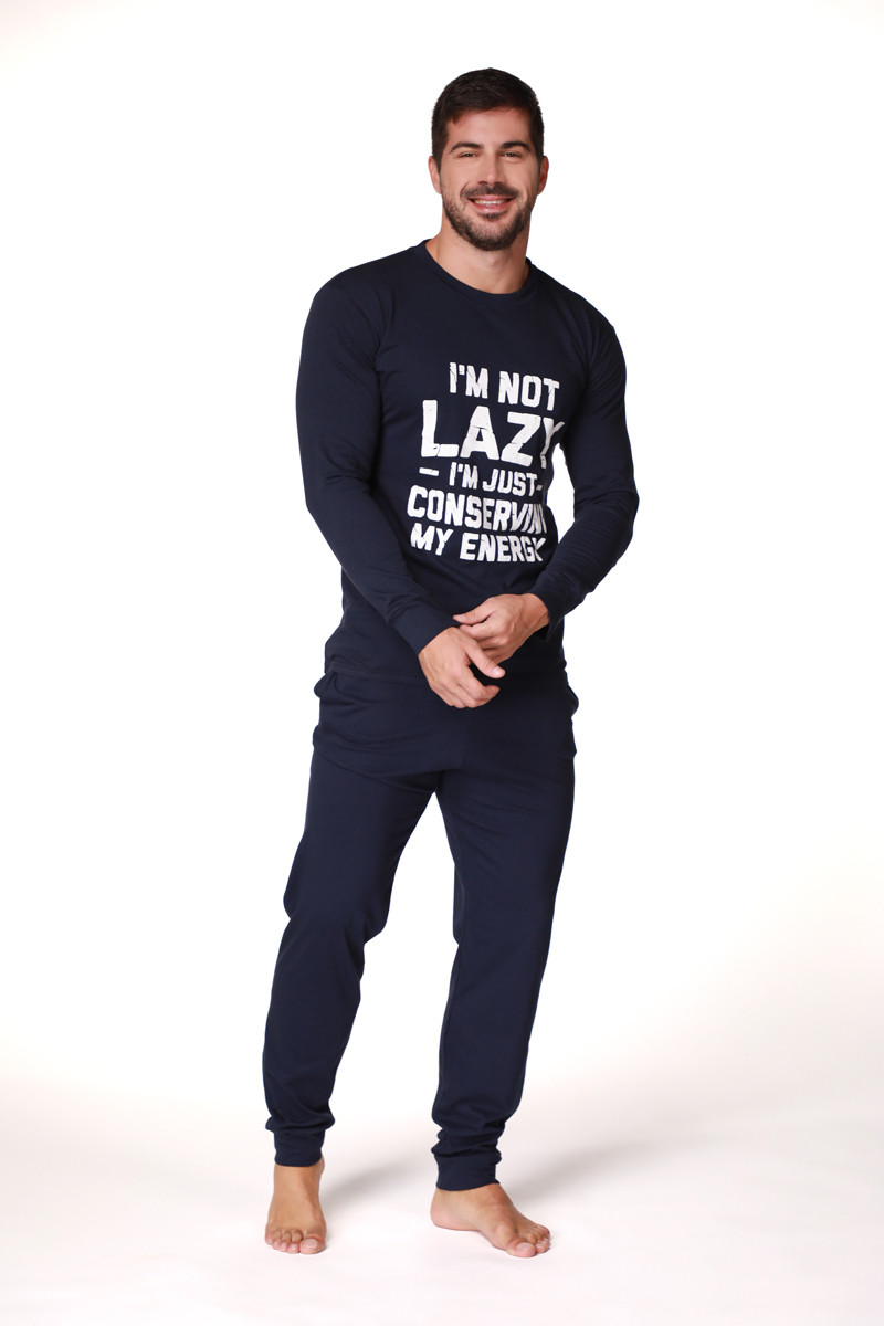 SF машки сет пижами LAZY DD FW25 