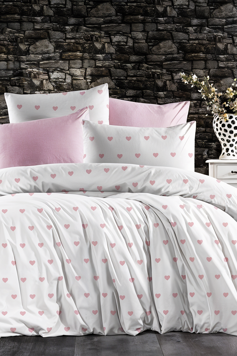 SF HOME  постелнина Pink Hearts 