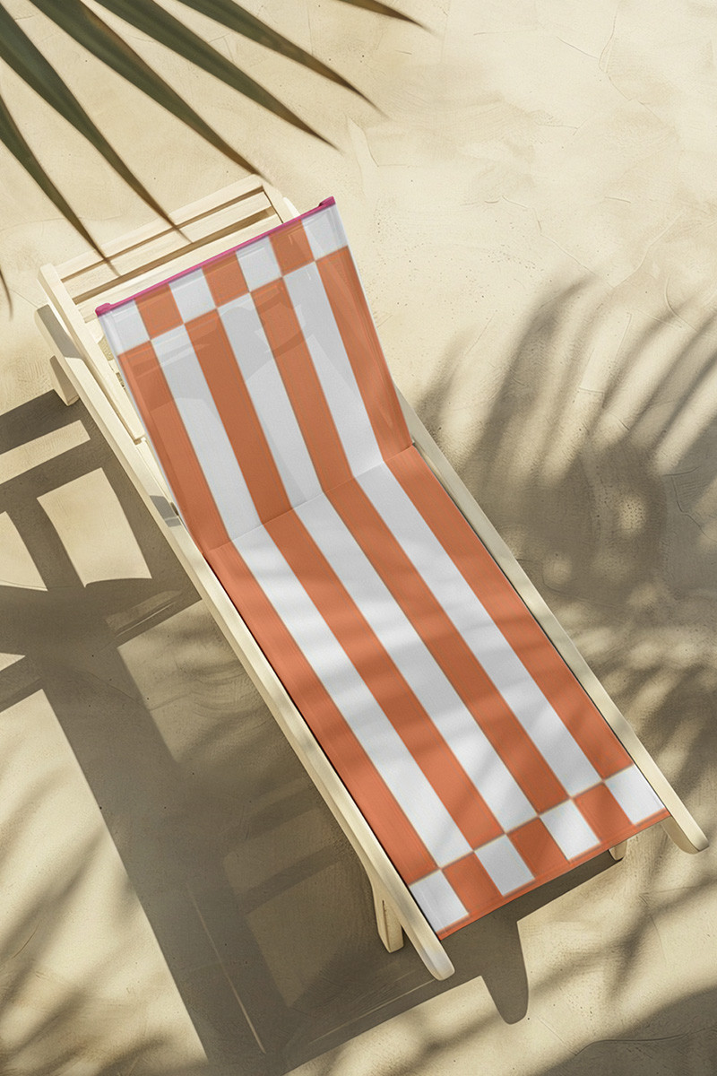SF HOME - пешкир Orange Stripes 