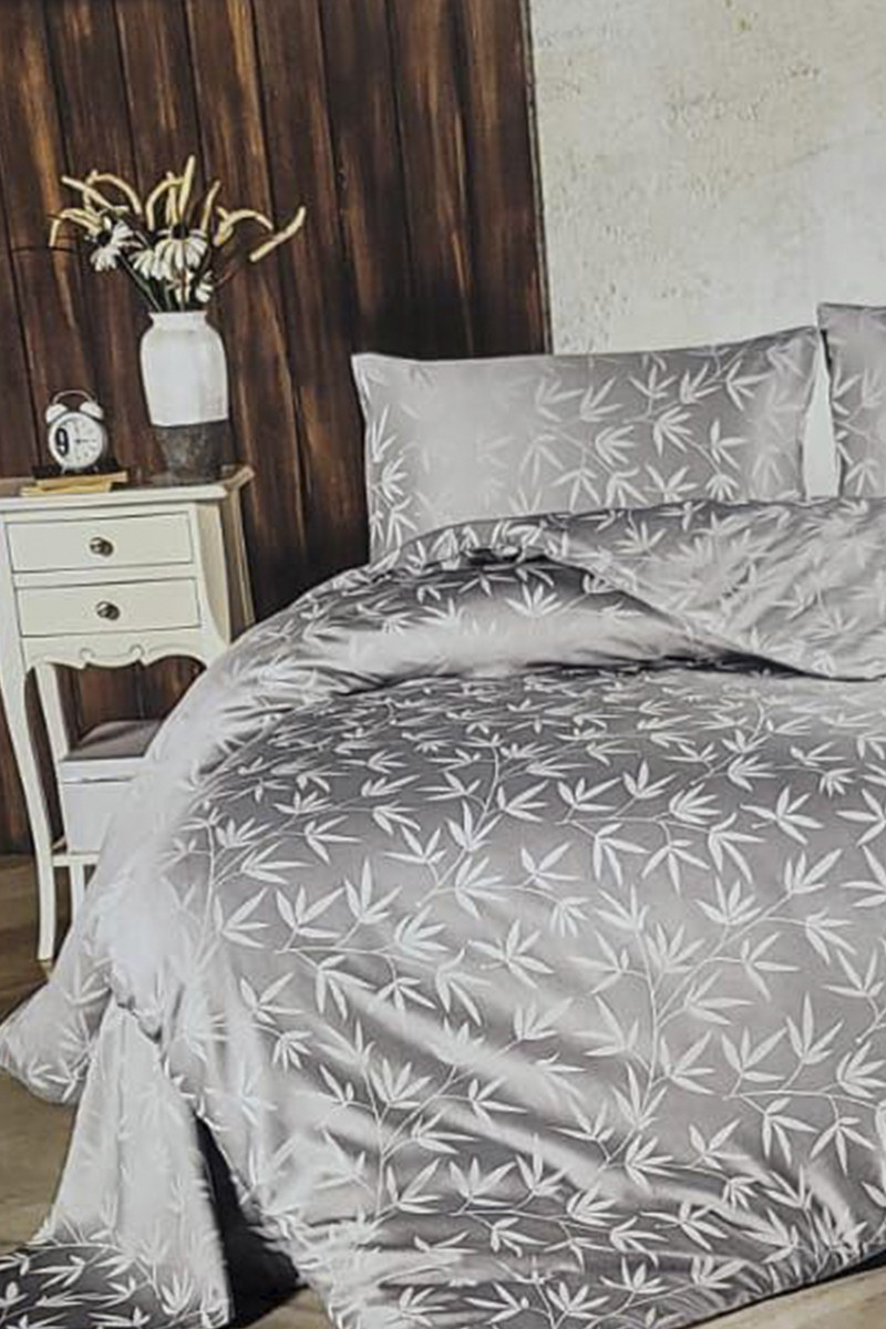 SF HOME  постелнина H.Cotton Grey Leaf 
