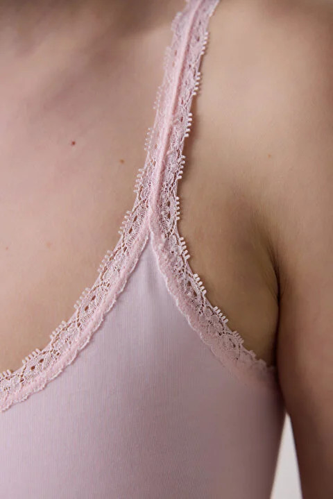 Penti женска маица COTTON LACE CAMI ATLET P 