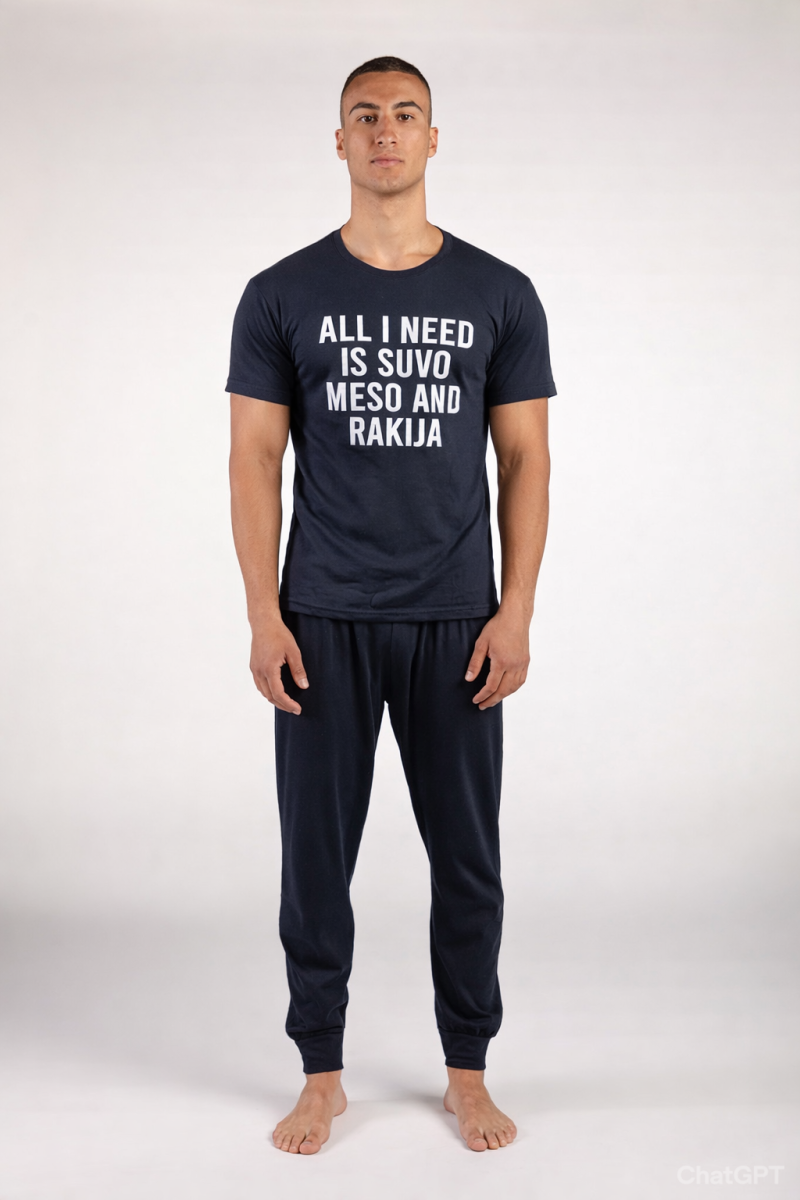 Aslaner машки сет пижами ALL I NEED KD SS25 