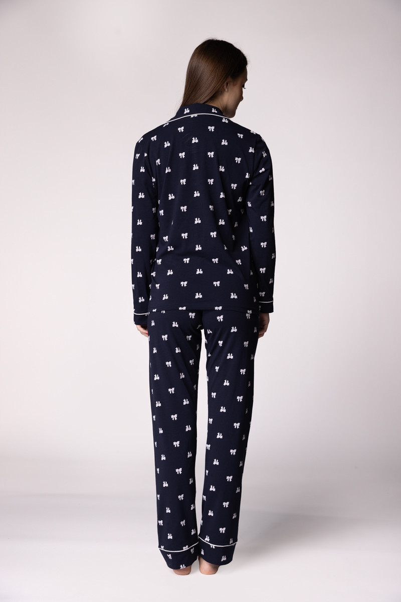 SF женски сет пижами 735174SP CREAM BOW DD FW25 