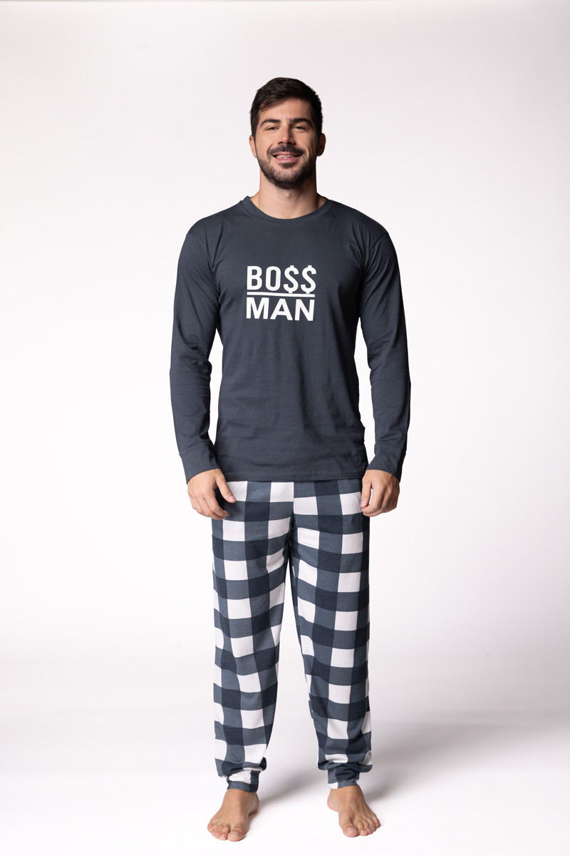 SF машки сет пижами BOSS MAN DD FW25 