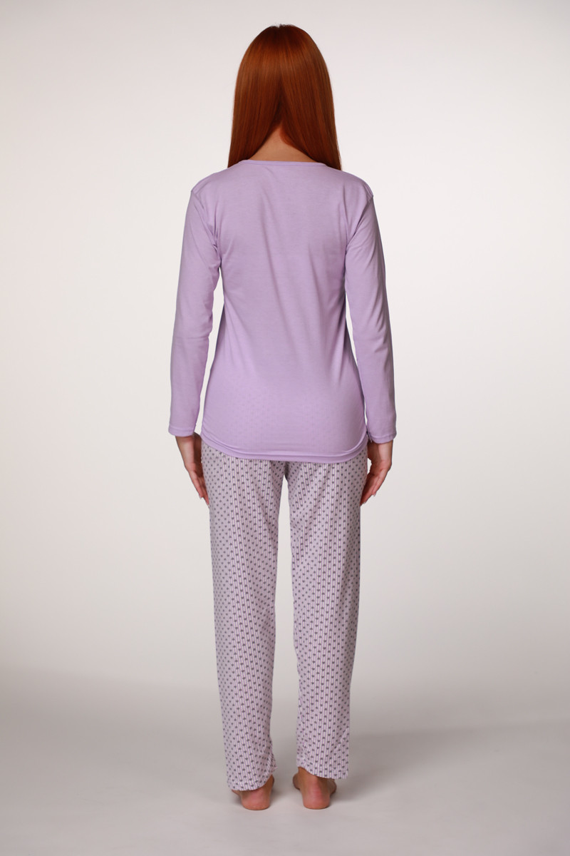 Rujam женски сет пижами 7128 PURPLE LOVE 