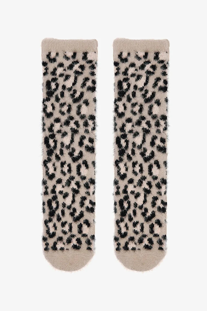 Penti женски класични чорапи LEOPARD FLUFFY SOKET 