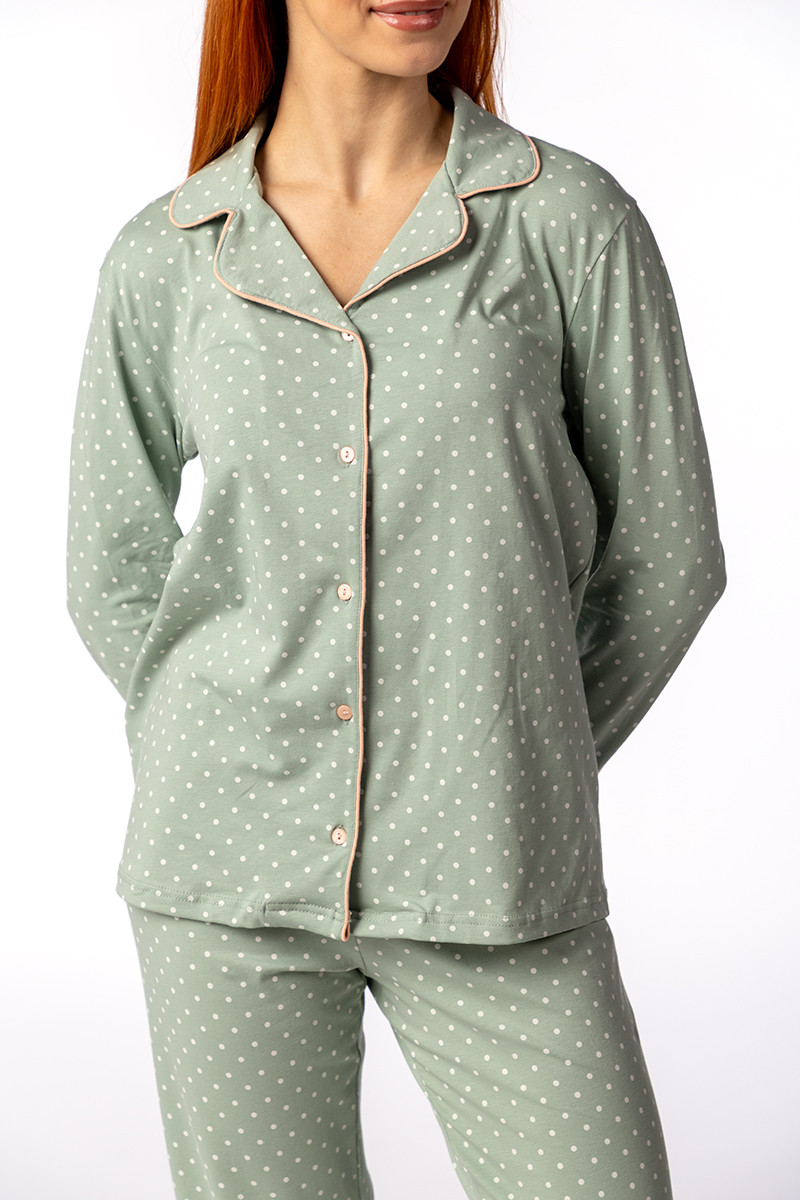 SF женски сет пижами 735184 PASTEL GREEN DD SS26 