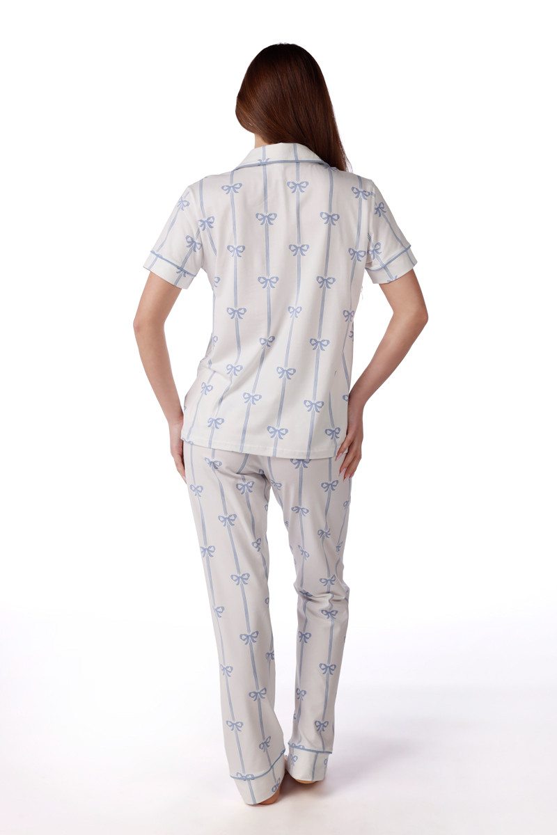 SF женски сет пижами 735204SP BLUE BOW KD SS26 