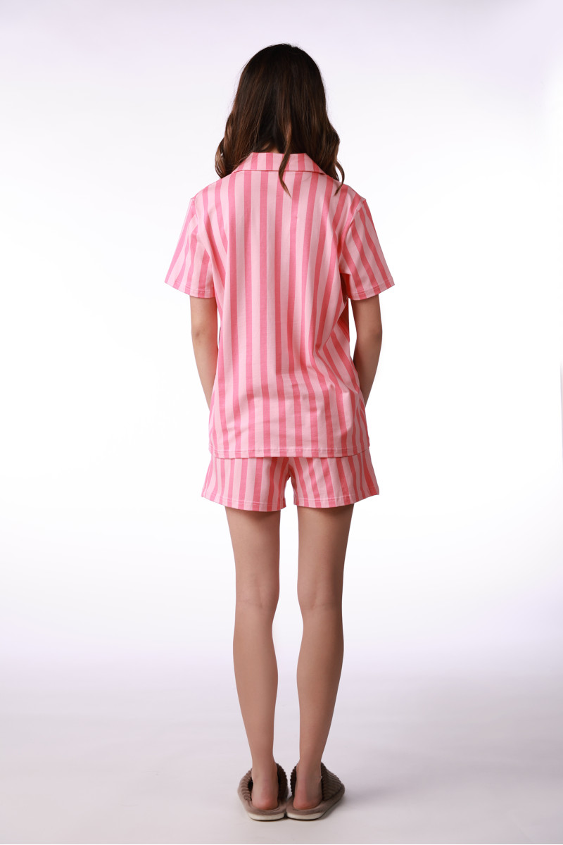 SF женски сет пижами 735210SP CORAL STRIPES KK SS26 