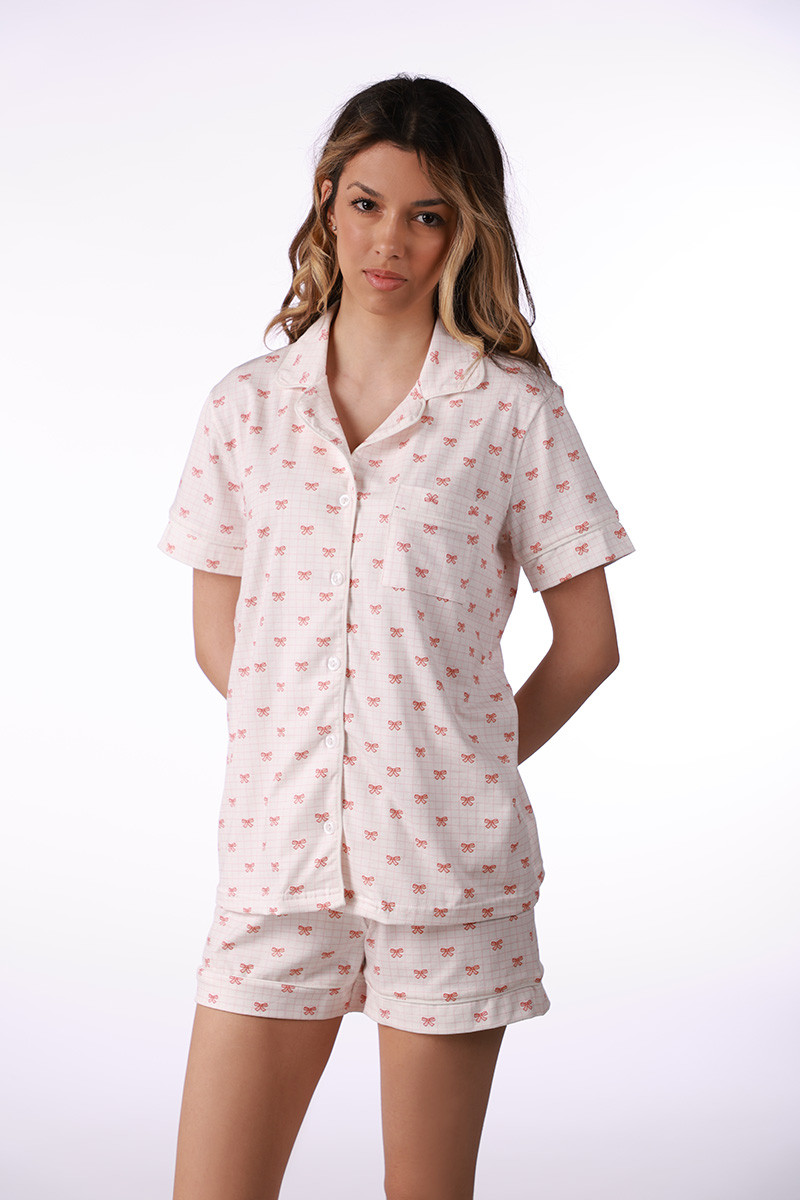 SF женски сет пижами 735218SP WAFLE BOW KK SS26 