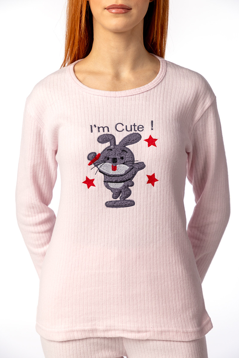 Lila женски сет пижами RAPORLU 15727 CUTE DD FW25 