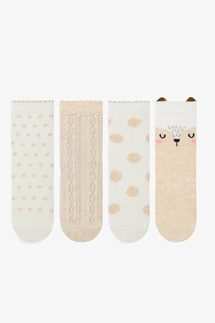 Penti детски класични чорапи G.CREAM HEDGEHOG 4 PACK SKT 