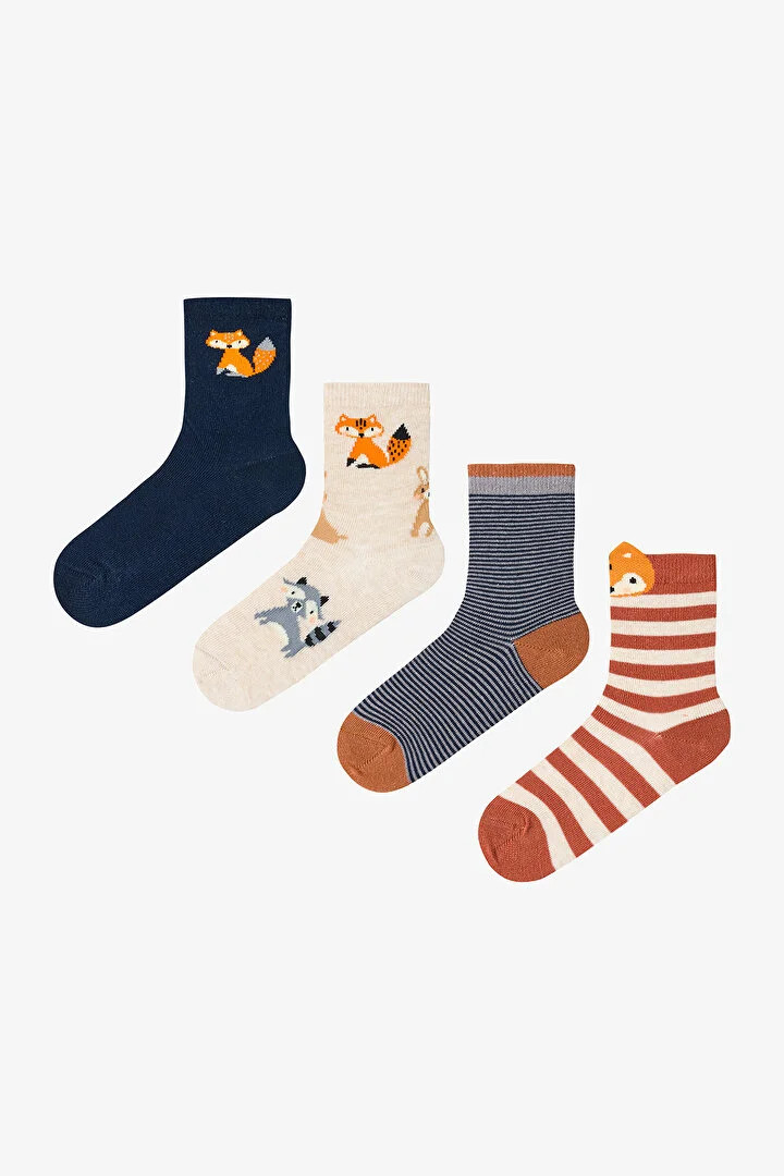 Penti детски класични чорапи B.FOXY STRIPE 4 PACK SKT 