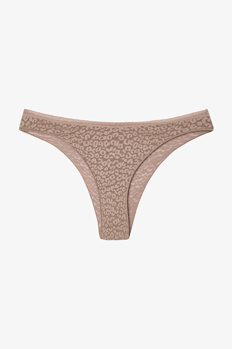 Penti женски килоти EASY LACE V SHAPE SLIP LT. BROWN 