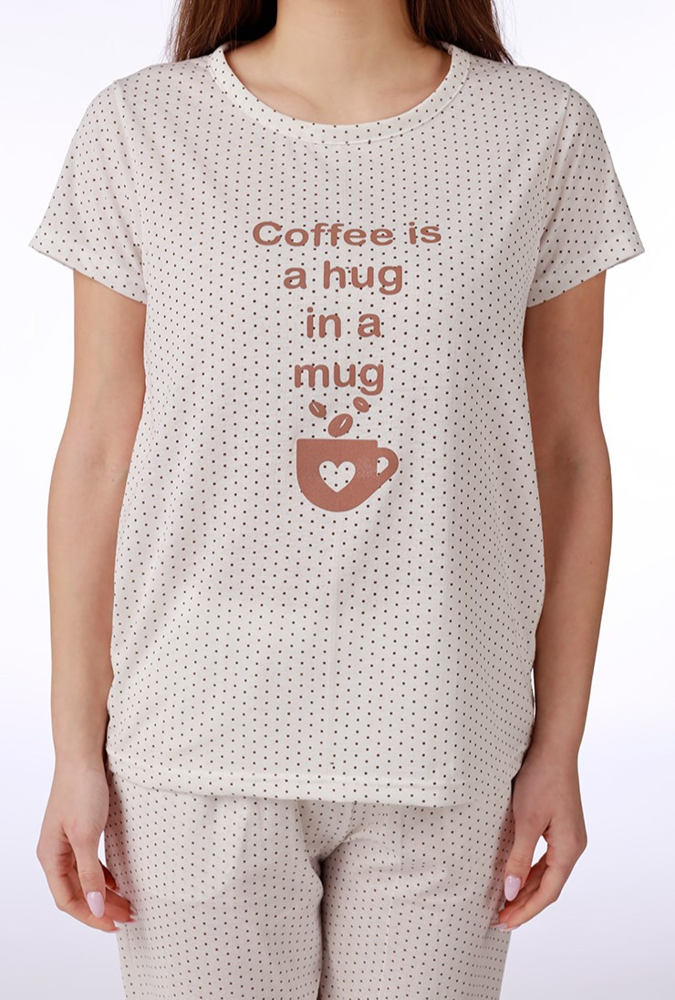 SF женски сет пижами SP.OFFER COFFEE KD SS26 