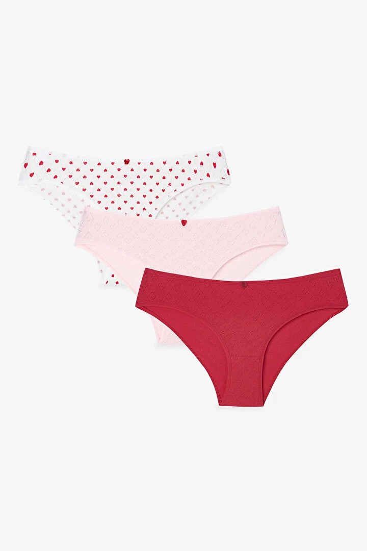 Penti женски килоти HEARTS 3LU POINTEL SLIP 