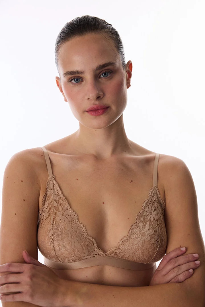 Penti женски градник TRIANGLE LACE SUTYEN BEIGE SS26 