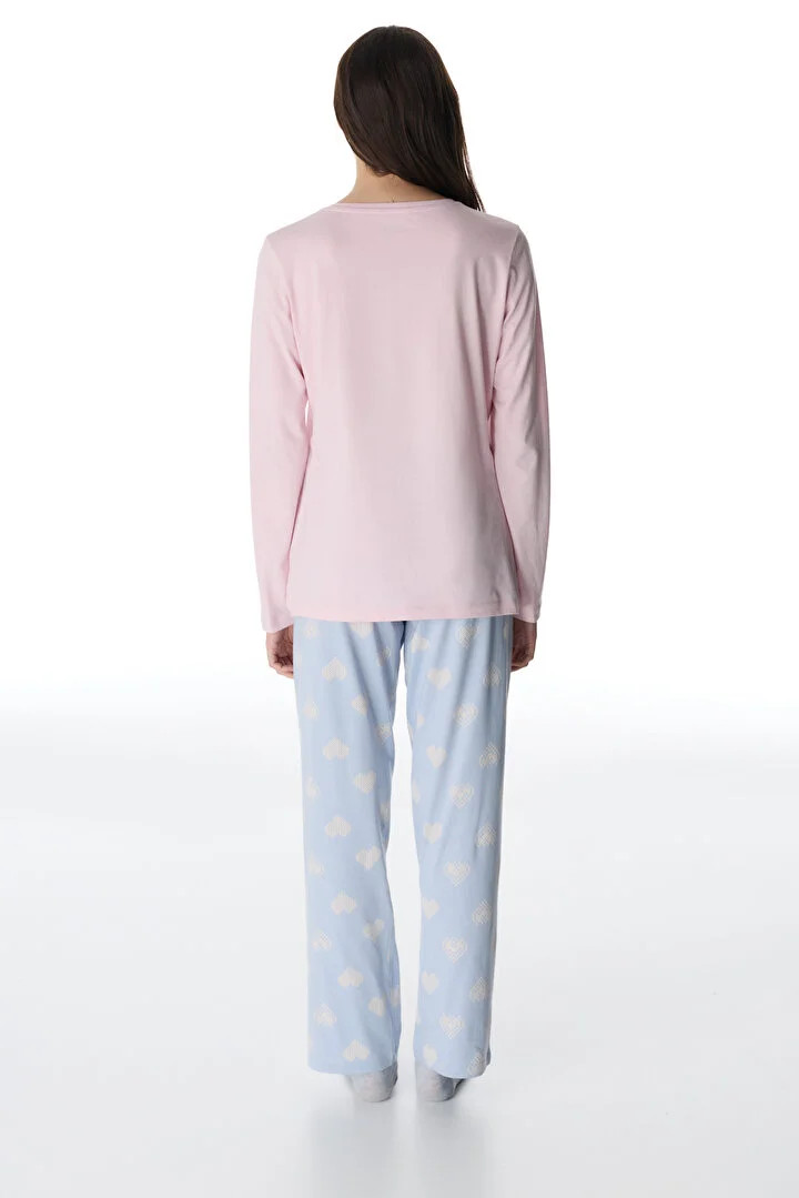 Penti женски сет пижами PRETTY HEARTS LS PANTOLON SET 