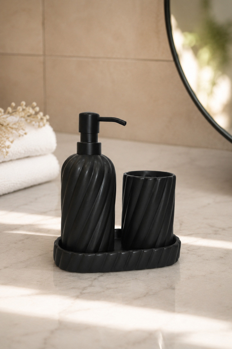 SF HOME  сет за бања Livirno Black 