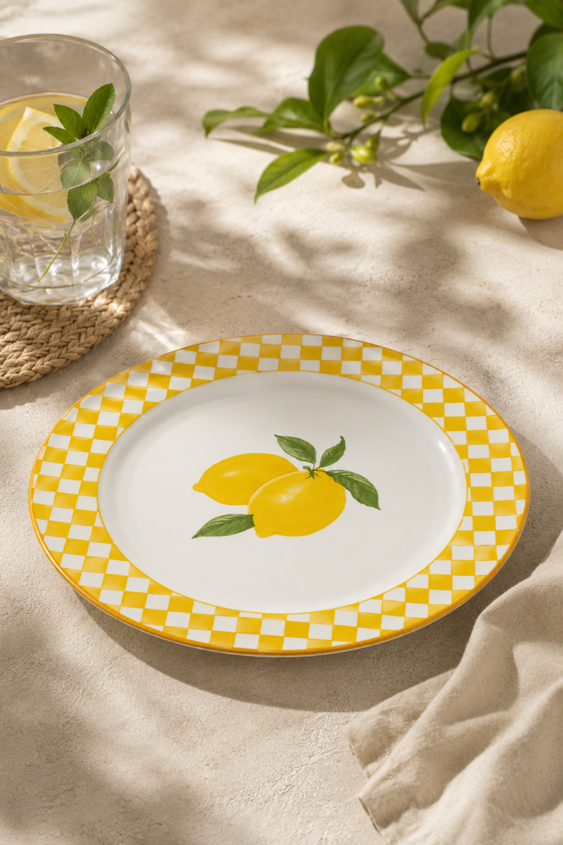 SF HOME  тањир Capri Limone M 