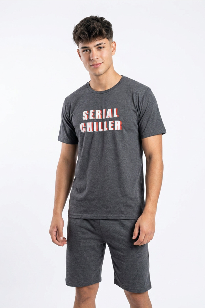 SF машки сет пижами SP.OFFER CHILLER KK SS26 