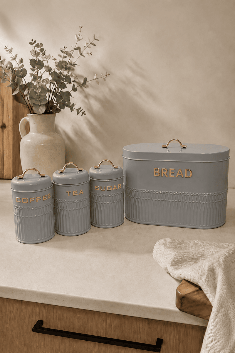 SF HOME  корпа за леб и канистери сет 1/4 Amalfi G 