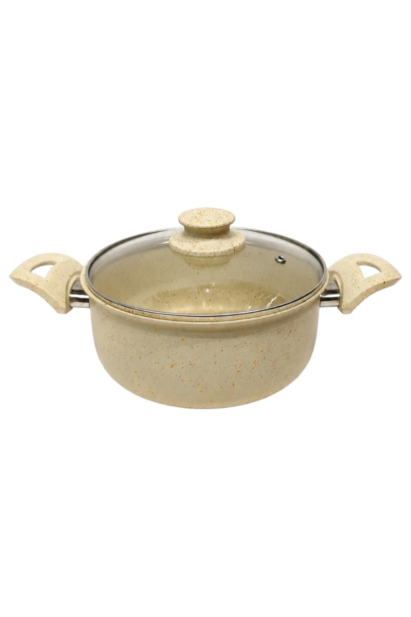 SF HOME Сет тенџериња ROJAL KREM GRANIT EKO SET 7PCS. 