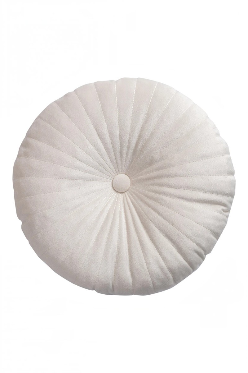 SF HOME  Декоративна перница EK557-195 PL15-03 PERNICA R40CM BELO 