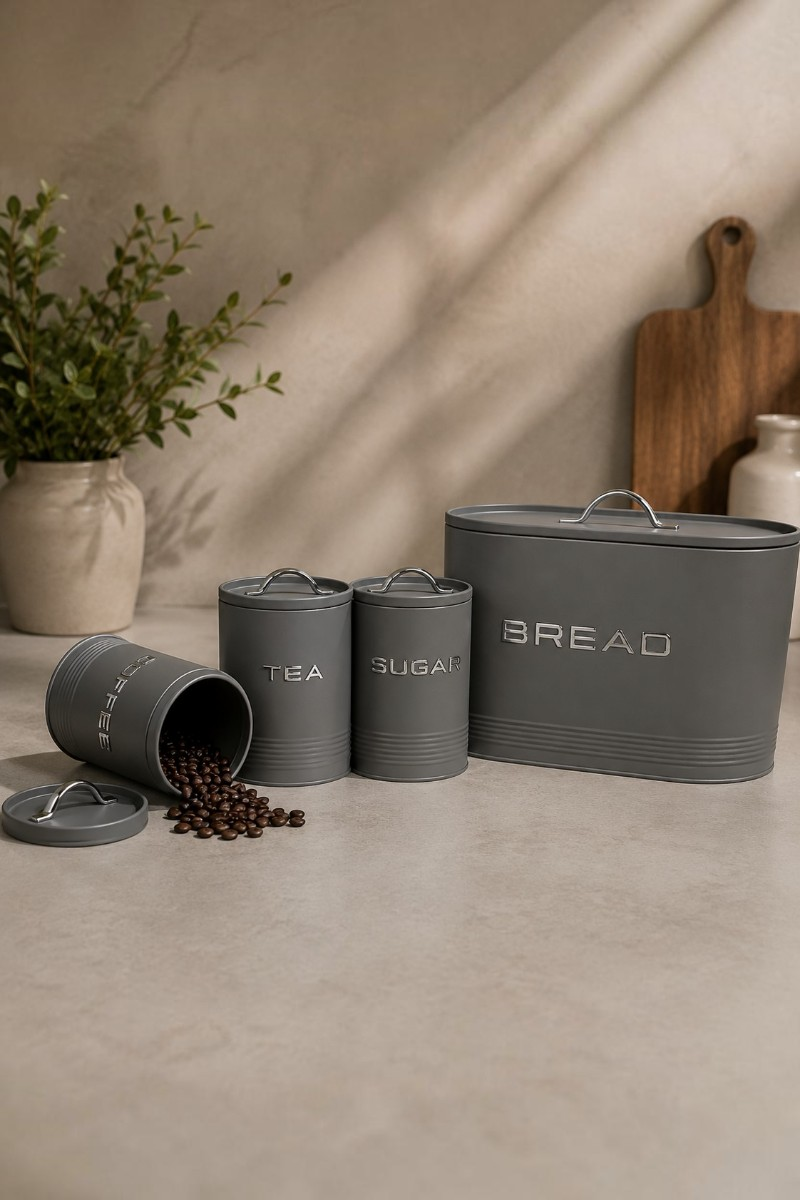 SF HOME  кутија за леб AID LEBARKA + 3 PCS METAL SET 4/1 C 