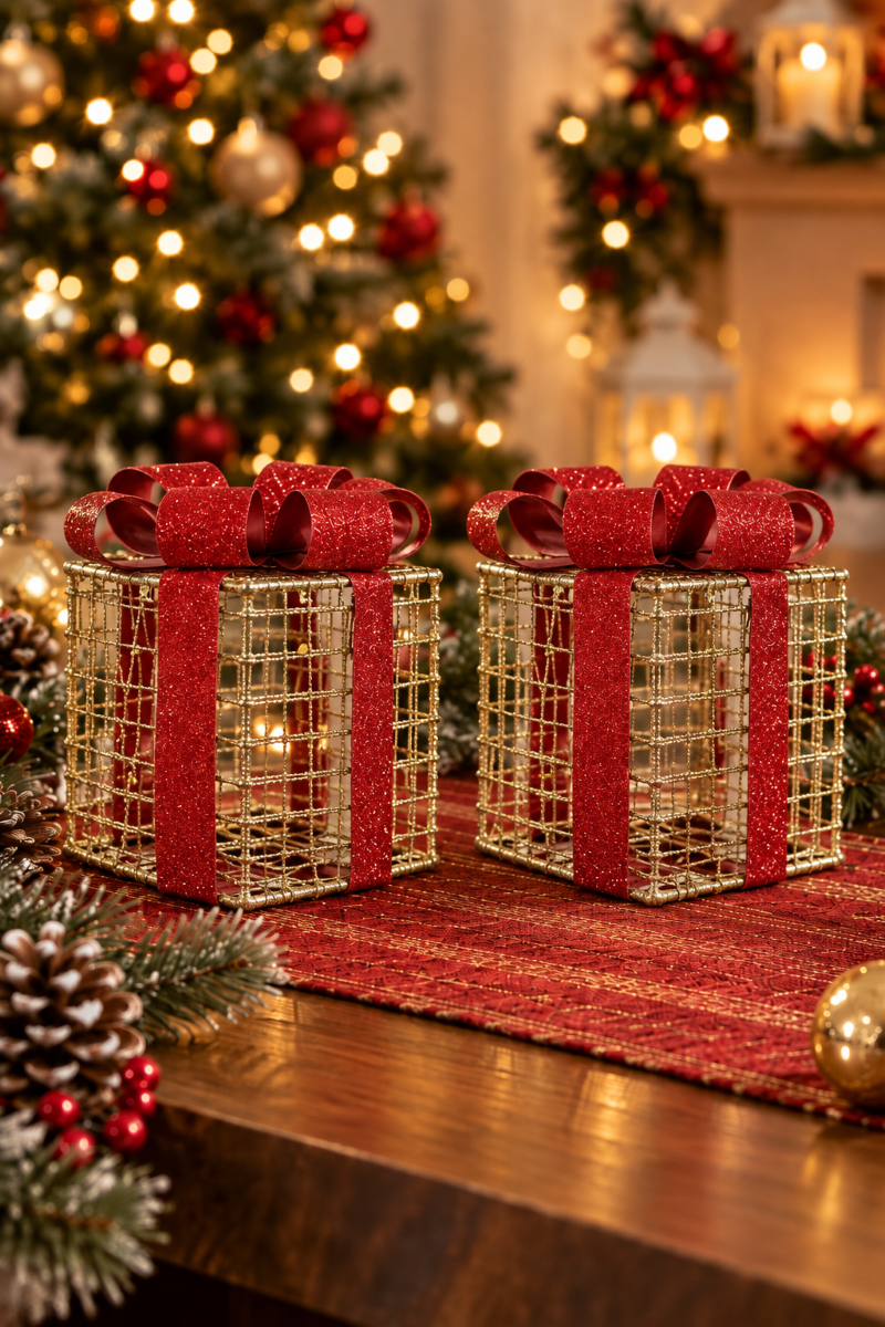 SF HOME  Новогодишни Сет украси presents 1/2 